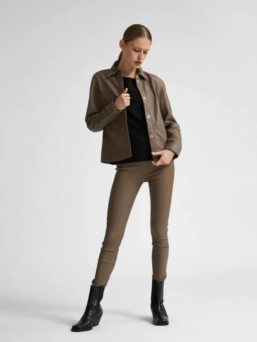 SELECTED LANGERMET T-SKJORTE Black Shop