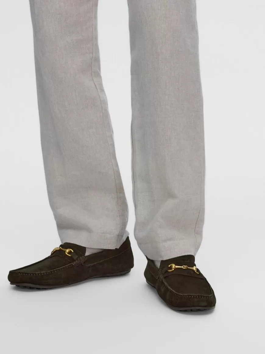 SELECTED SEMSKET SKINN LOAFERS MED HESTEBITT Black Hot